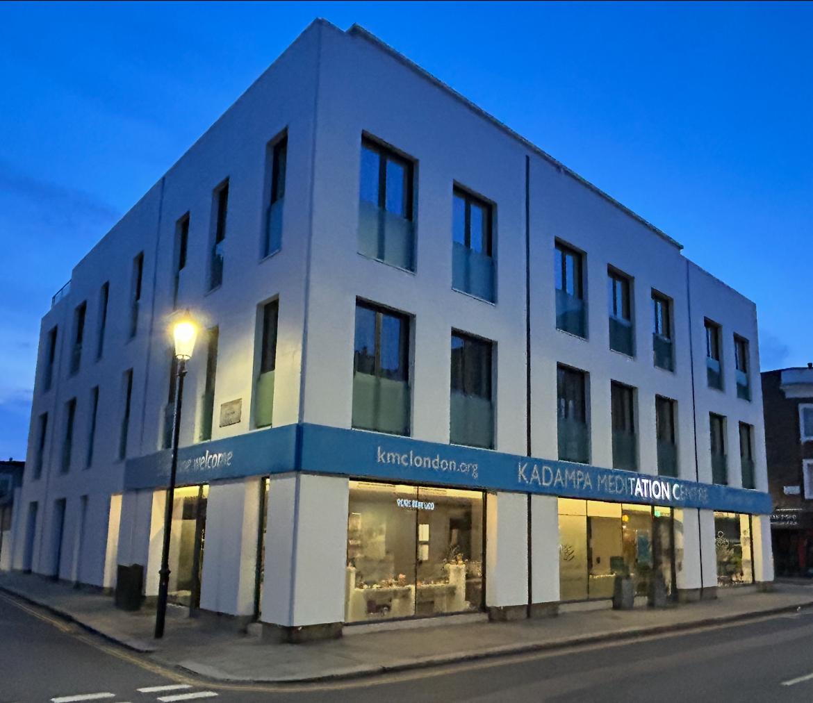 Commercial building exterior cleaning showing professional results on modern architecture